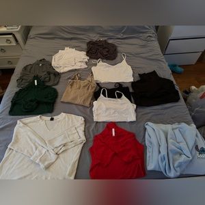 3 bags of womans clothes